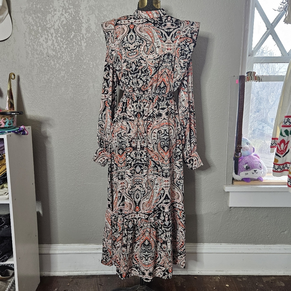 Missguided Paisley Dress size 4